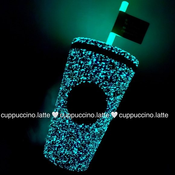 💜2 NWT✨Starbucks 2024 Purple Pleated Speckled Glow in the Dark Halloween Cups - Picture 12 of 12